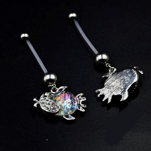 Piercing Bananabell Umbigo Modelo 67 Haste Bioplast